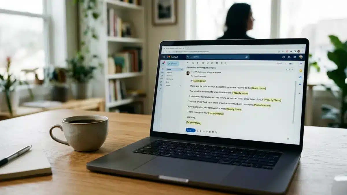 personalized templates to automate review requests vacation rental