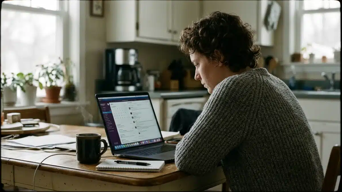 What is an Airbnb host managing daily on a laptop dashboard