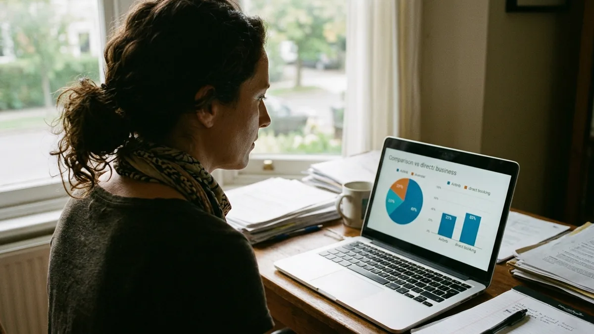 Tracking channel mix to reduce Airbnb dependence gradually