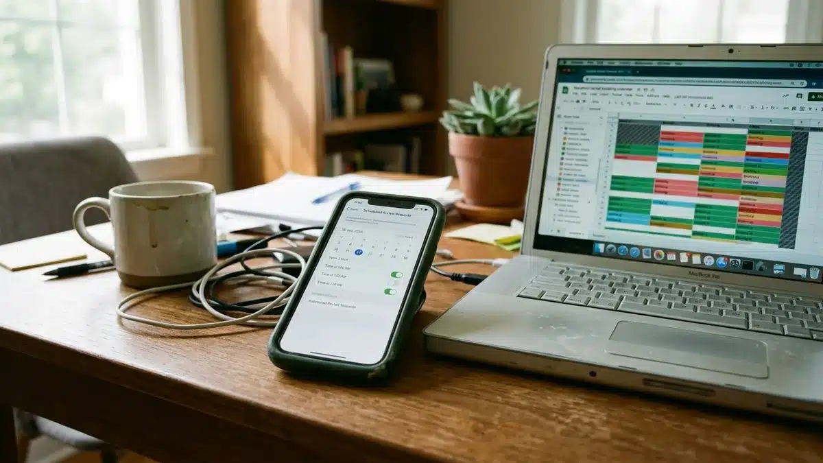 automate review requests vacation rental scheduling dashboard