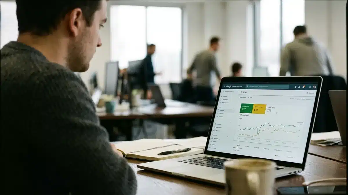 Diagnosing why a website is not ranking well using Google Search Console