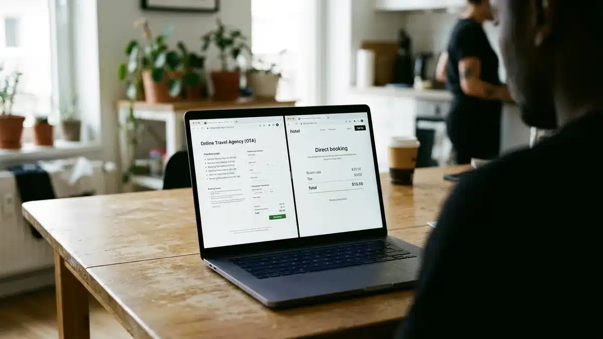 no booking fee direct reservation comparison at checkout