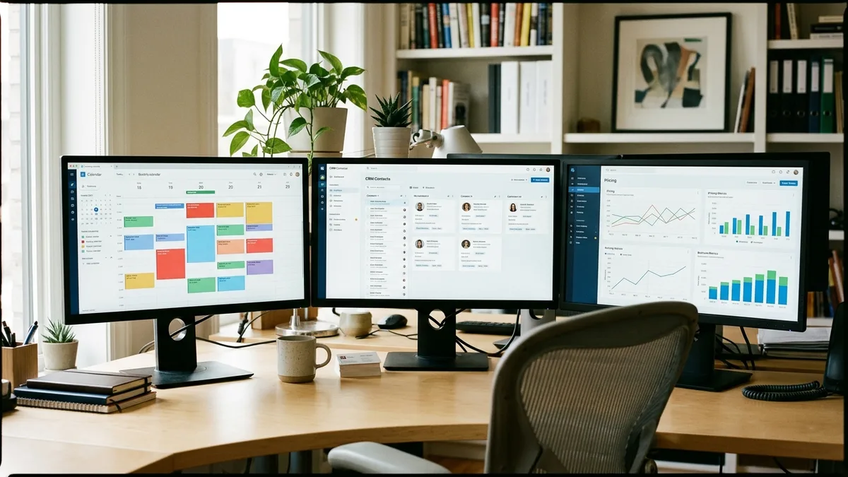 Connected software stack representing the must-have tools for short term rental managers
