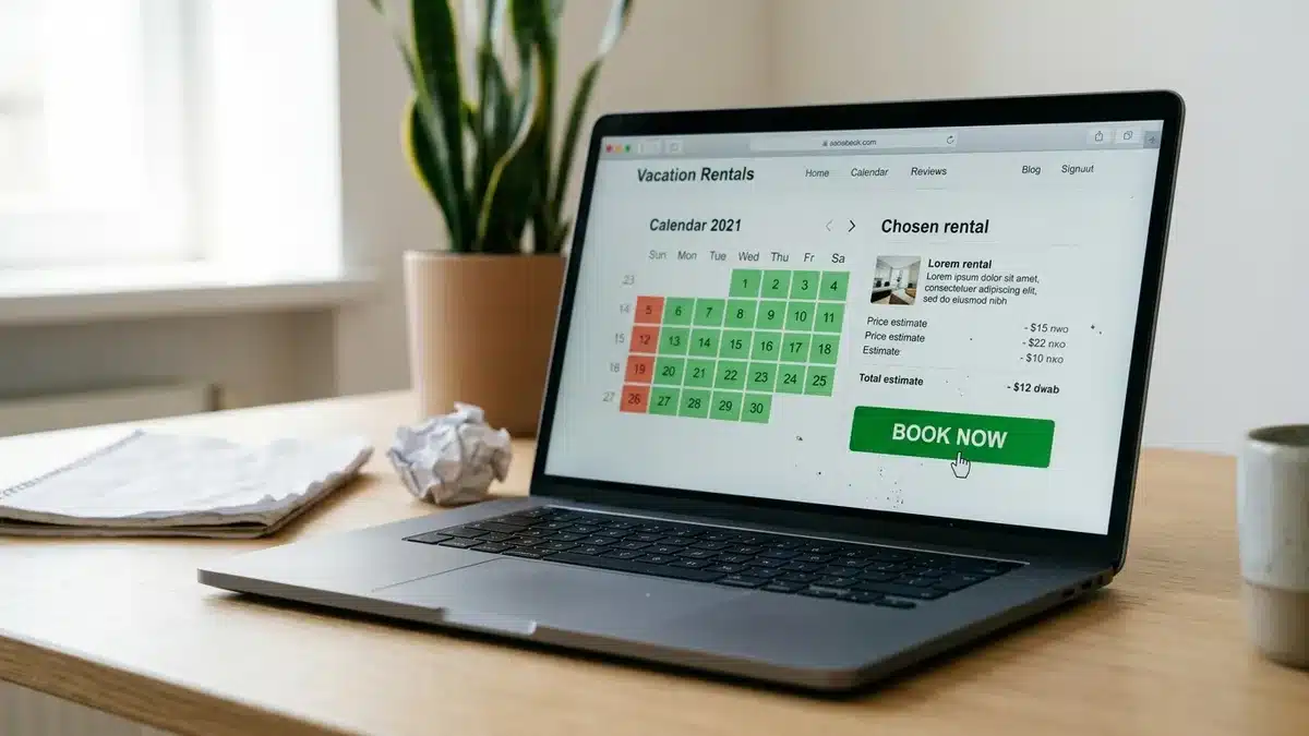mobile-first property management website builder checkout flow
