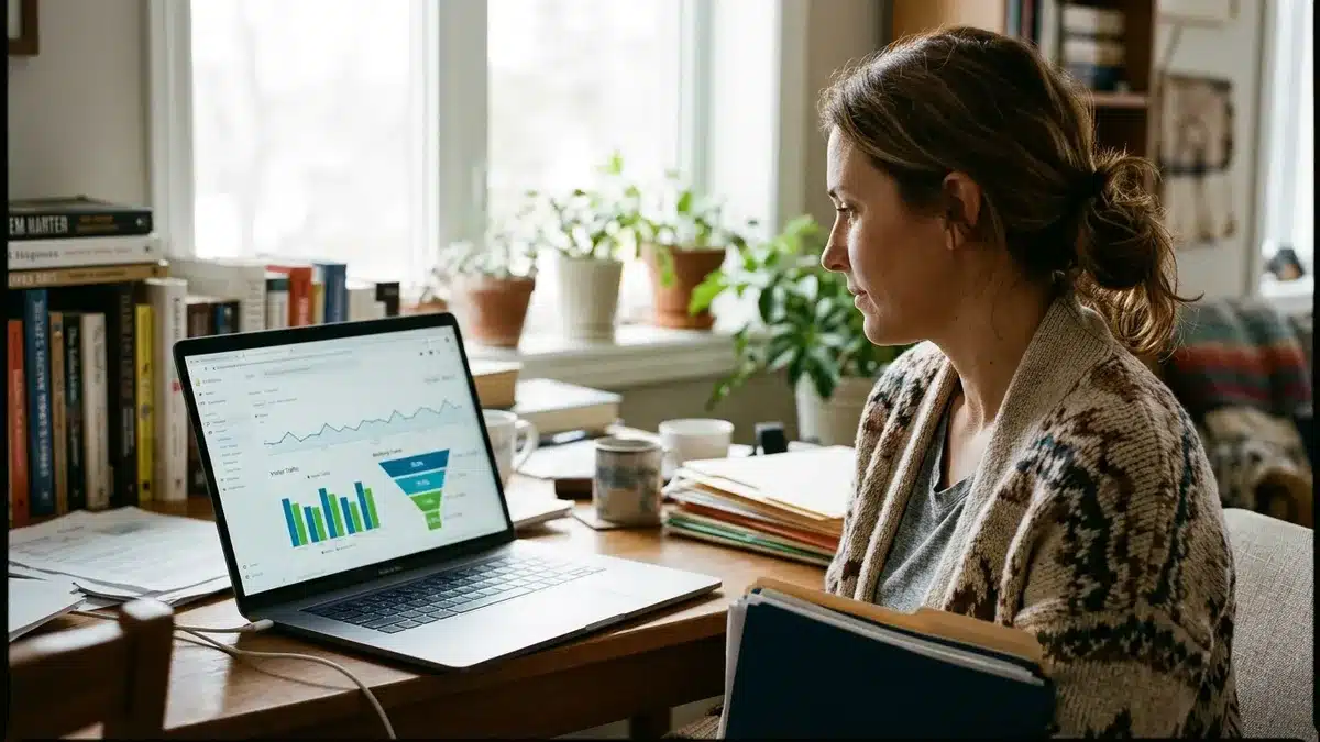 Direct booking conversion funnel for an STR website