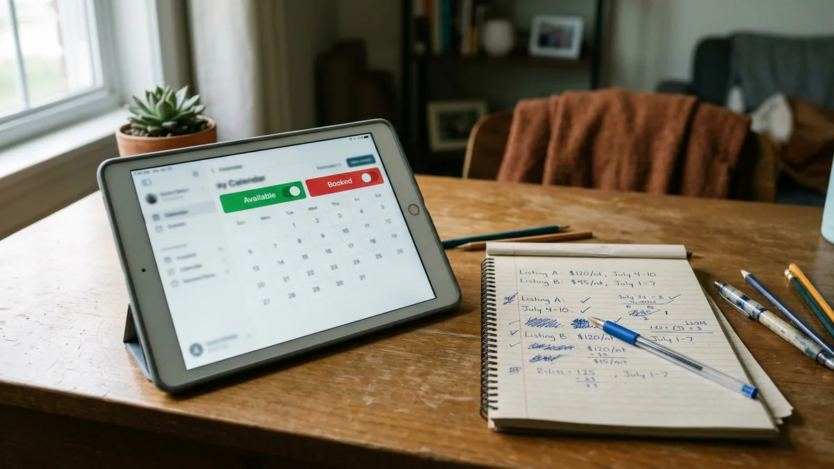Setting availability and pricing when learning how to get into Airbnb hosting