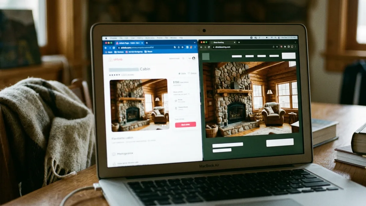 Comparing an Airbnb listing to a direct booking website when your Airbnb isn't showing up in search