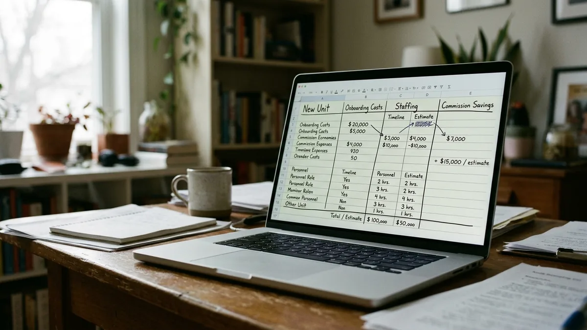 Cost model for scaling a vacation rental business to more properties without burning out