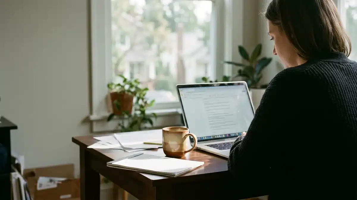 Airbnb host reviewing guest contact information after checkout