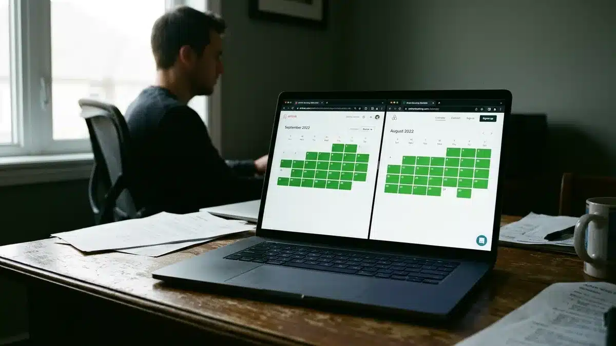 comparing airbnb commission costs to direct booking revenue on a host dashboard