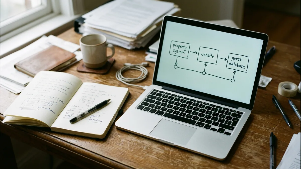 PMS, website and CRM connected so channel management runs without manual work